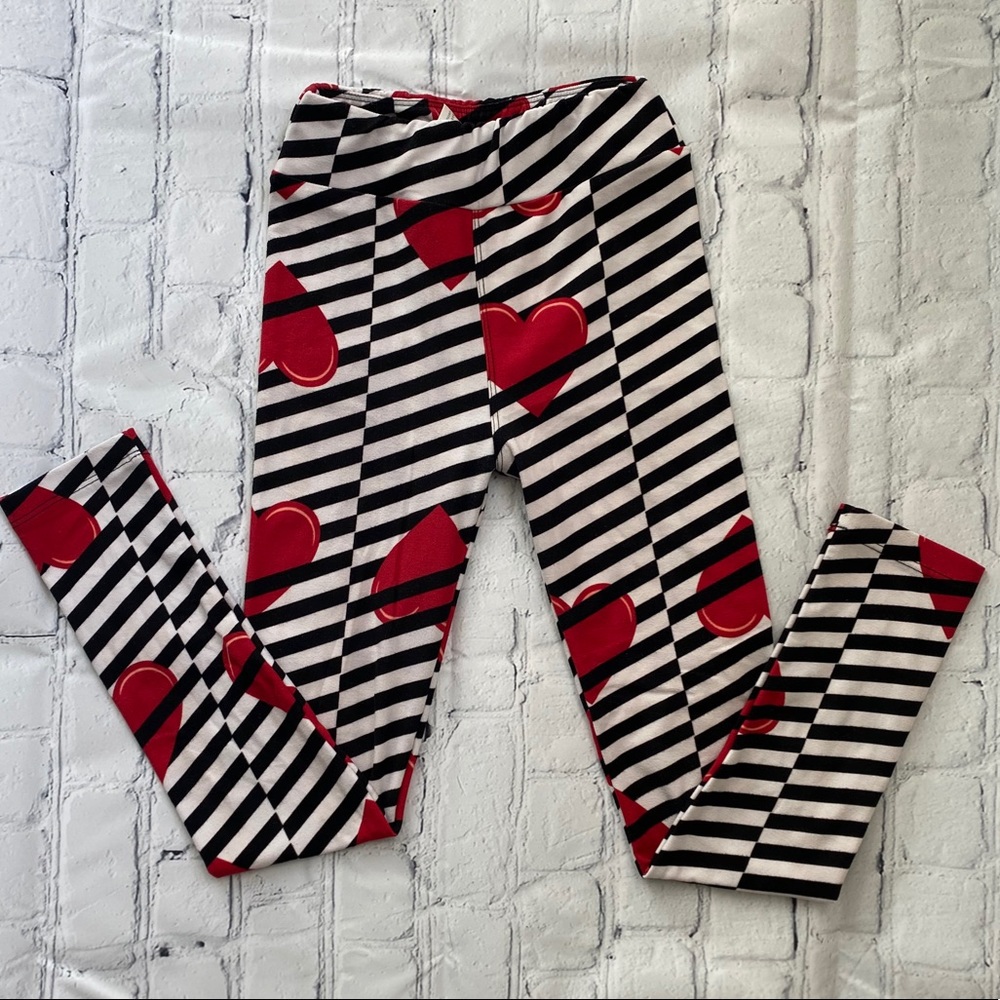 LulaRoe Heart Leggings